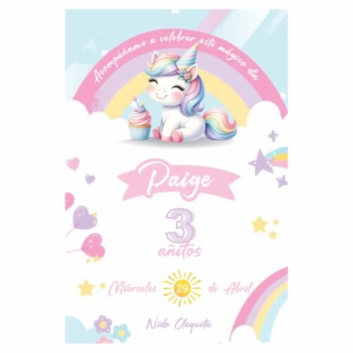 Cumpleaños unicornio